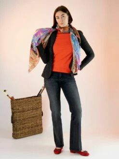 Cambio PARIS FLARED 9268 0012-28 Jeans 5182 -Vêtements Soldes cambio pantalon paris flared 9268 0012 28 5