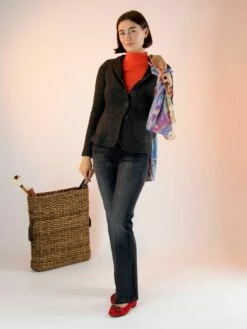 Cambio PARIS FLARED 9268 0012-28 Jeans 5182 -Vêtements Soldes cambio pantalon paris flared 9268 0012 28 6