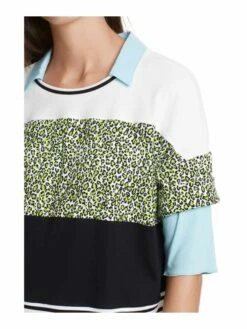 Marc Cain NS5513 J59 T Shirts 190 -Vêtements Soldes marc cain sports t shirt ns5513 j59 3