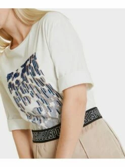 Marc Cain SS 48.15 J81 T Shirts 110 -Vêtements Soldes marc cain sports t shirt ss 48 15 j81 11