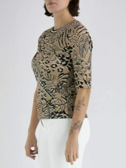 Marc Cain WS 48.38 J07 T Shirts 626 -Vêtements Soldes marc cain sports t shirt ws 48 38 j07 8