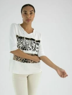 Marc Cain WS 55.05 J88 T Shirts 110 -Vêtements Soldes marc cain sports t shirt ws 55 05 j88 4