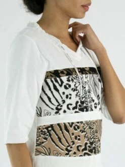 Marc Cain WS 55.05 J88 T Shirts 110 -Vêtements Soldes marc cain sports t shirt ws 55 05 j88 7