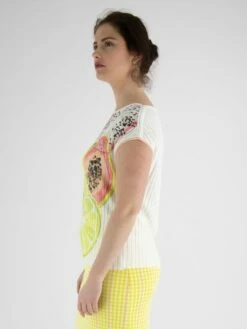 Marc Cain WC 41.19 M14 T Shirts 420 -Vêtements Soldes marc cain t shirt wc 41 19 m14 2