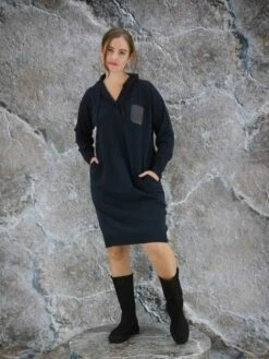 Peserico S92193F12-B9018 Robes B61 -Vêtements Soldes peserico robe s92193f12 b9018 6