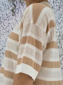 Peserico S99355-F18 B9157 T Shirts B46 -Vêtements Soldes peserico t shirt s99355 f18 b9157 8